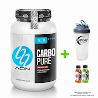 ADN NUTRITION CARBO PURE 2 KG. NATURAL + SHAKER